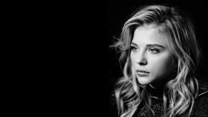Chlo Grace Moretz actress black white