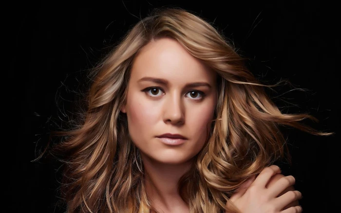 Celebrity Brie Larson Actress Blonde Brown Eyes Face