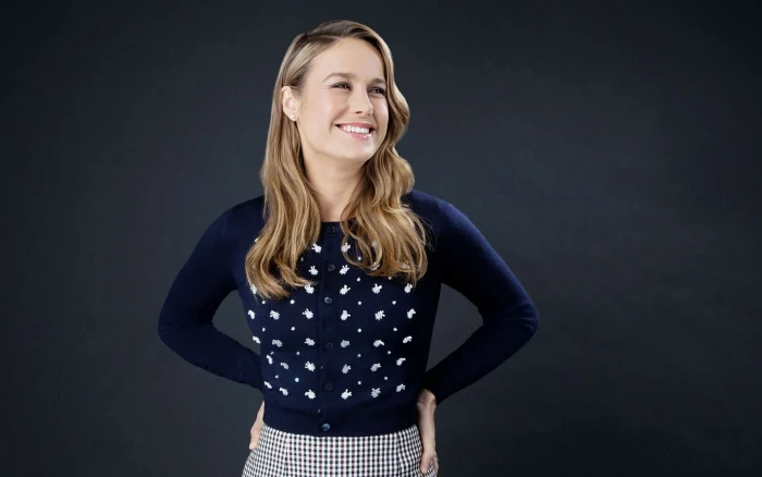 Celebrity Brie Larson Actress Blonde Brown Eyes Smile