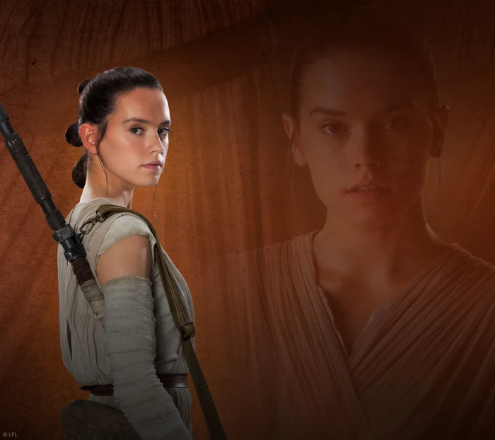 Daisy Ridley women actress brunette Star Wars The Force Awakens 2k