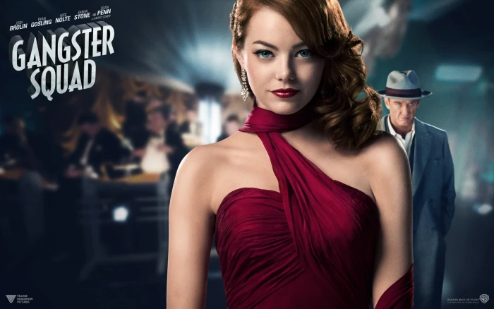 Emma Stone Gangster Squad women movies movie poster actress
