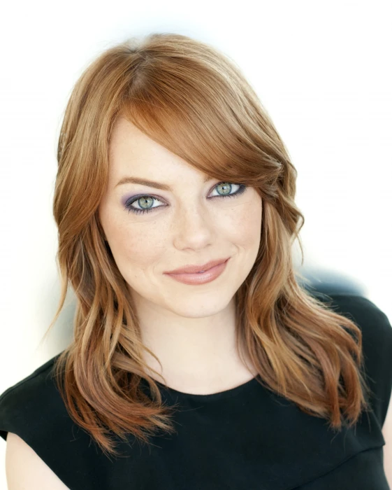 Emma Stone portrait face women actress celebrity beauty 2k