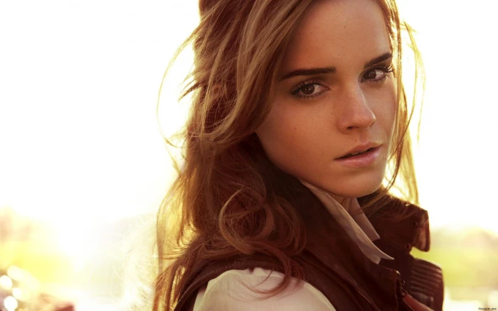 Emma Watson brown eyes brunette actress women celebrity