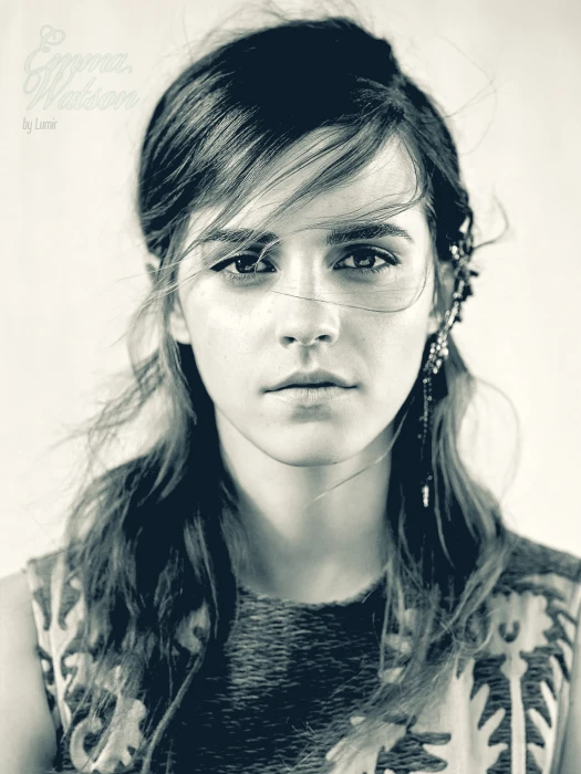 Emma Watson brunette actress