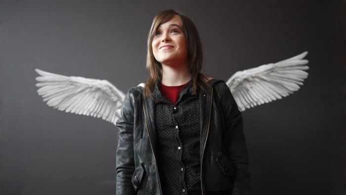 Ellen Page wings actress women smiling 94