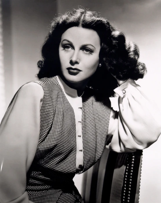 hedy lamarr women monochrome portrait one person young adult