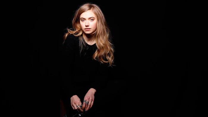 Imogen Poots actress celebrity women black background one person 2k