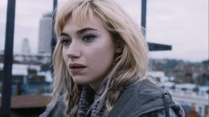 Imogen Poots actress women outdoors blonde blue eyes