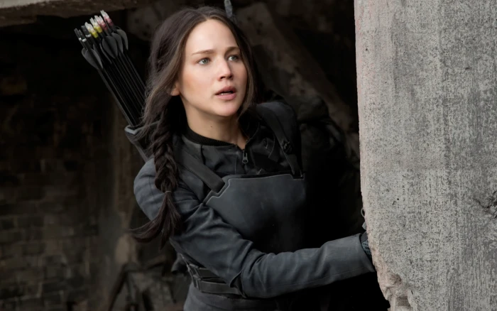 Jennifer Lawrence as Katniss Everdeen The Hunger Games actress 2k