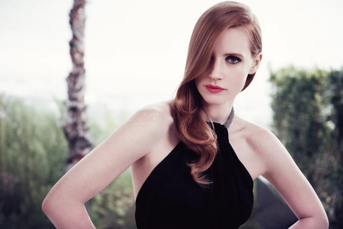 Jessica Chastain actress women redhead beautiful woman 2k