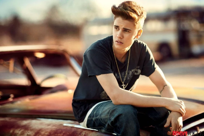 Justin Bieber Teen Vogue celebrity celebrities actress single