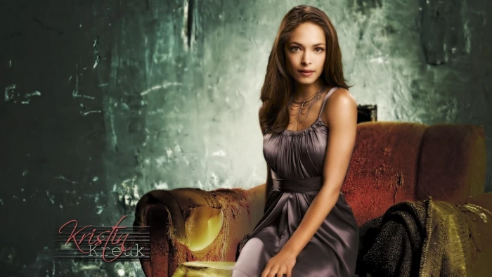 Kristin Kreuk actress women dress one person sitting young adult