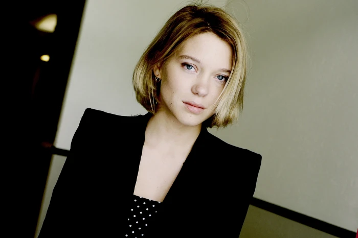 L a Seydoux French actress blonde blue eyes portrait one person 2k