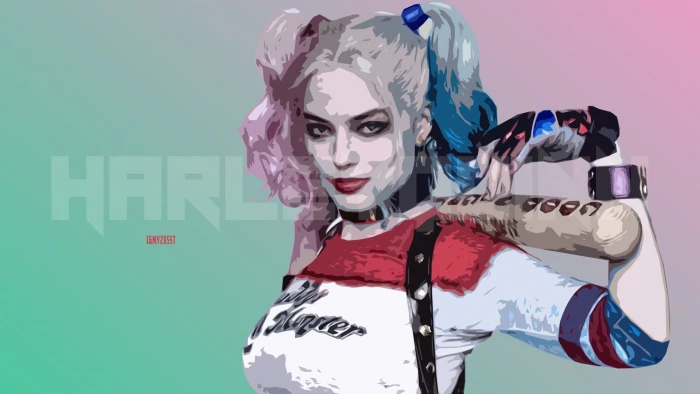 Movie Suicide Squad Actress Artistic Harley Quinn Margot Robbie