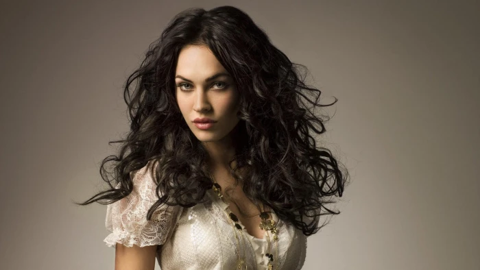Megan Fox brunette actress women celebrity hair hairstyle