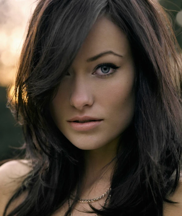 Olivia Wilde model actress women face brunette hair in 2k