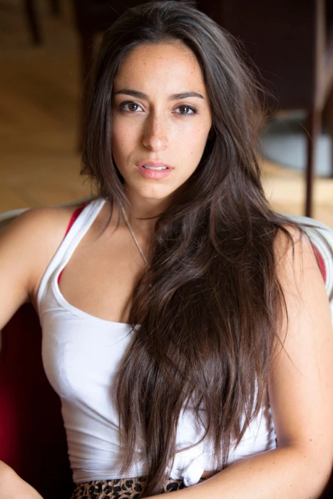 Oona Chaplin brunette actress long hair
