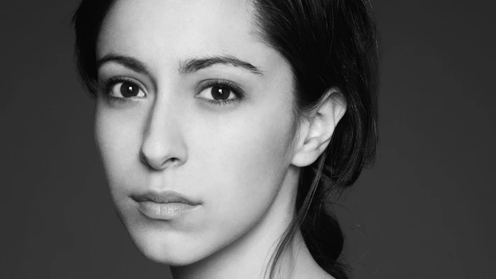 Oona Chaplin monochrome face actress women portrait headshot