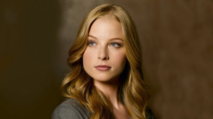 Rachel Nichols women actress blonde blue eyes portrait