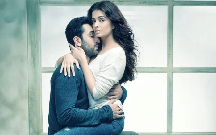 Ranbir And Aishwarya Rai Filmfare In women's white long sleeved shirt 56