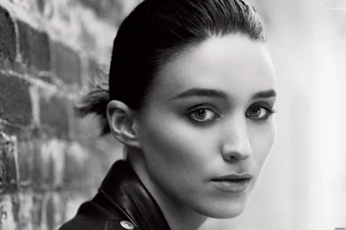Rooney Mara actress monochrome face