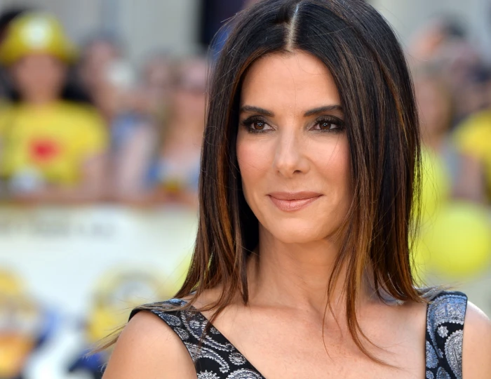 Sandra Bullock actress brunette eyes people women smiling 2k