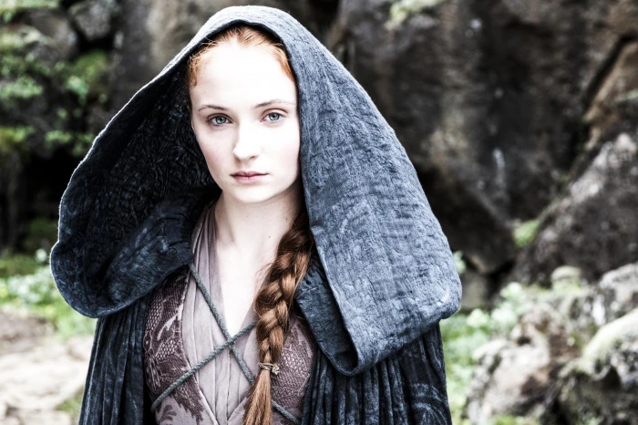Sophie Turner women actress redhead Game of Thrones Sansa Stark 2k