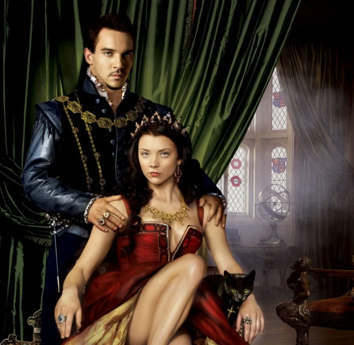 The Tudors TV Series poster red black man