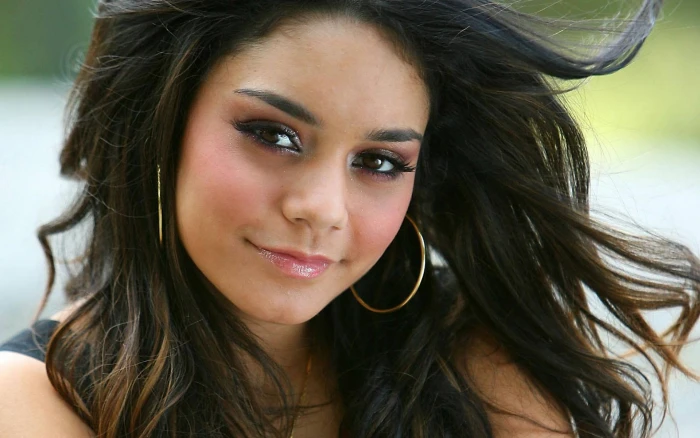 Vanessa Hudgens smiling actress face women portrait headshot