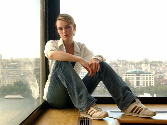 women actress Keira Knightley one person young adult window