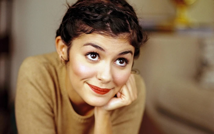women Audrey Tautou actress brunette