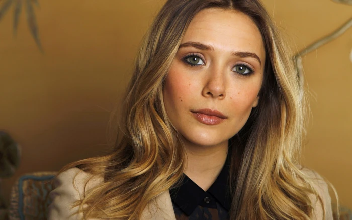 women dyed hair actress celebrity Elizabeth Olsen 2k