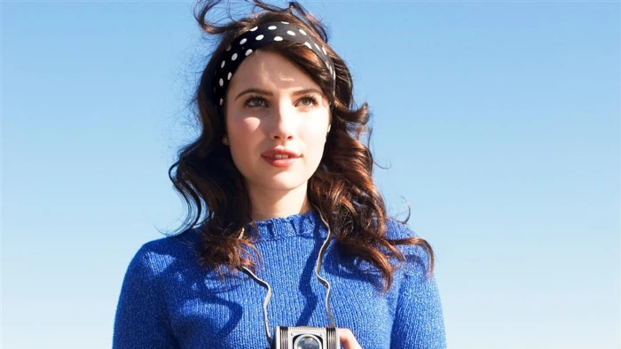 women Emma Roberts brunette actress celebrity headband