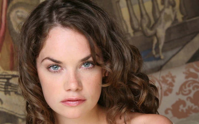 women Ruth Wilson brunette portrait actress blue eyes