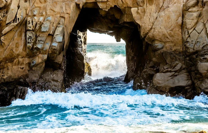 Pfeiffer Beach tourism California USA travel 2k 4k 5k