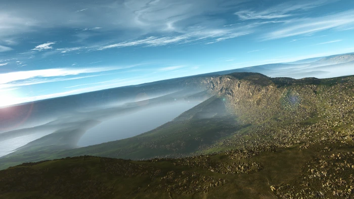 uhd landscape digital art fantasy planet surface 2k 4k 5k 8k