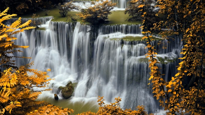 waterfall photo image scenics nature beauty in 2k 4k 5k 8k