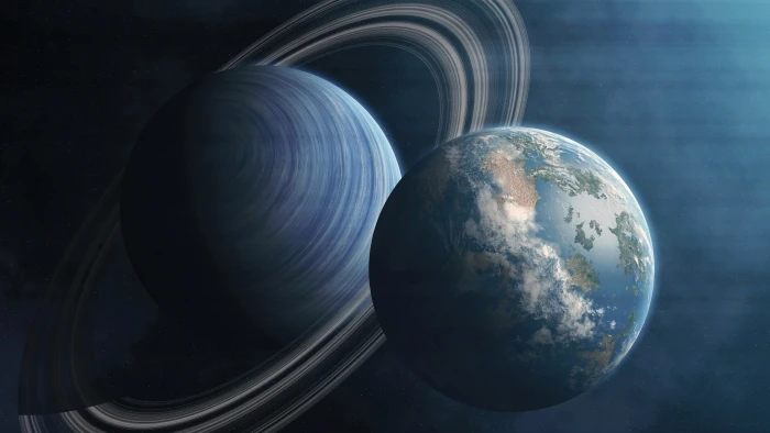 Earth Rings Planets 2k 4k 5k 8k