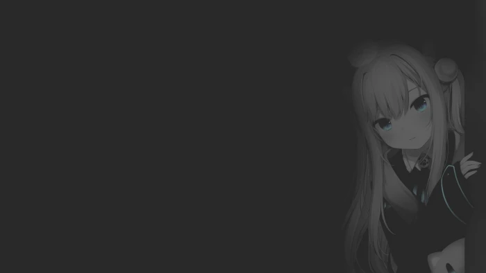 anime manga girls fan art illustration minimalism 2k