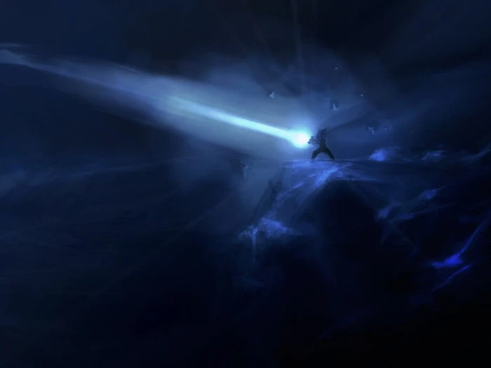 Son Goku Dragon Ball Z anime backgrounds blue abstract dark