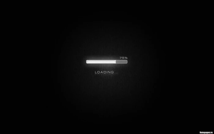 black and gray Samsung laptop loading progress bar minimalism 2k