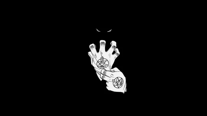 Full Metal Alchemist Roy Mustang minimalism hands eyes 2k