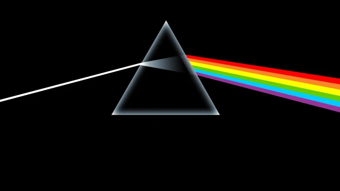 The Dark Side of the Moon by Pink Floyd wallpaper prism album covers 2k