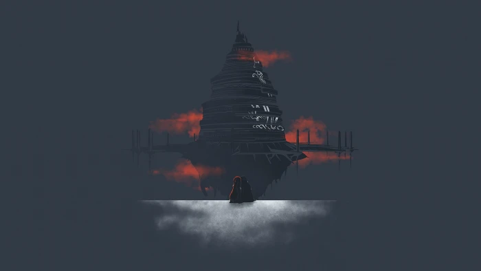 Sword Art Online illustration Kirigaya Kazuto Yuuki Asuna pagoda 2k