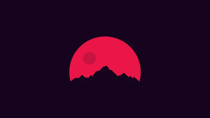 abstract nature dark red black minimalism minimal art 2k 4k