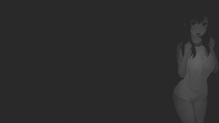 anime manga girls fan art illustration minimalism 2k