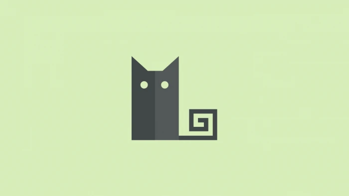 black cat illustration minimalism simple background abstract