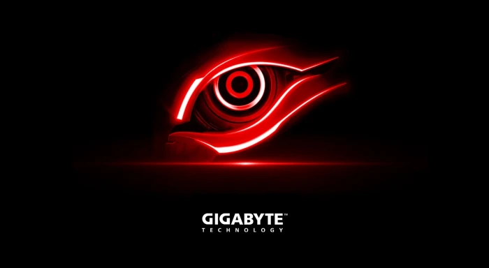 Gigabyte Red Eye Technology wallpaper Computers Hardware 2k
