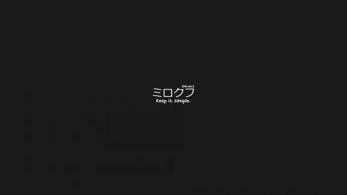 keep it simple translated Japanese background black 2k