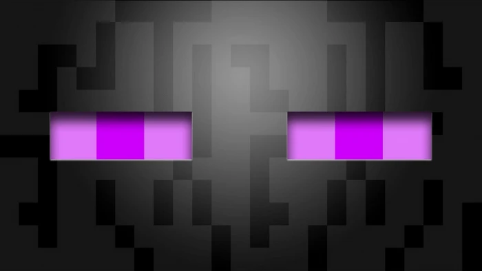 Minecraft enderman video games abstract illuminated studio shot 2k